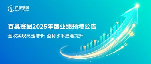 百奧賽圖2025年度業績預增公告 醫藥科技創新驅動高增長